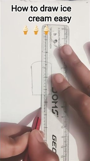 how to draw ice cream easy