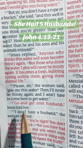 John 4: 13-21 Recounts the conversation between Jesus and the...