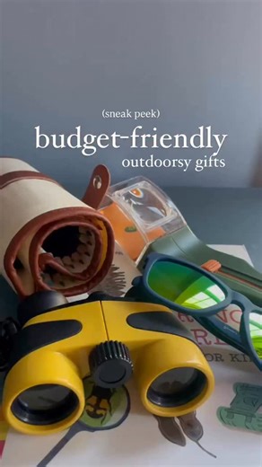 Looking for outdoorsy gift ideas that don’t break the bank? Here are just a few to get you started! Check out the link for my list of more than 40 items -- all under $35! (But don’t stop there... my other gift lists have many budget-friendly ideas too!) If you’re giving a gift anyway, make it one that gets them outside and connects them with nature! #outdoorsygifts #naturegifts #budgetfriendlygift #getthekidsoutside | Get the Kids Outside