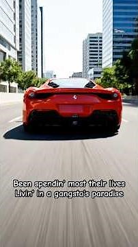 Gangsta's Paradise Lyrics - Song by Coolio 1995 #gangstaparadise #lyrics #song #coolio #ferrari #ai