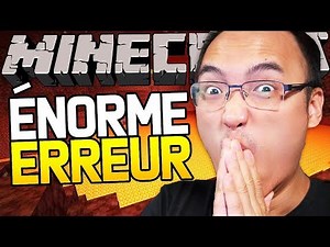 LA PIRE ERREUR QUE J'AI FAITE SUR MINECRAFT...