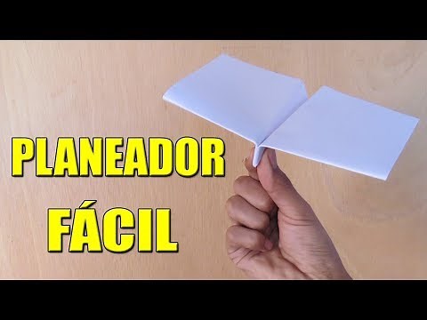 Como Hacer un Avión de Papel Planeador que Vuela Mucho y Lejos - How To Make Paper Plane