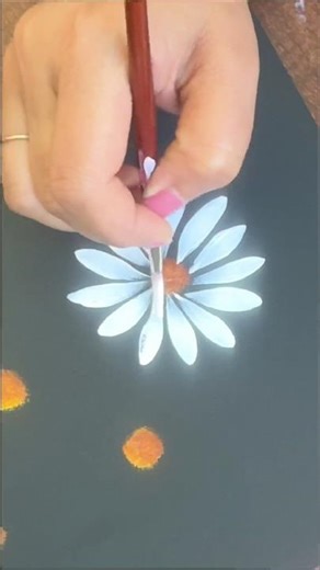 Amazing Wild daisy flower art #art #flowerart #shortvideo #satisfying