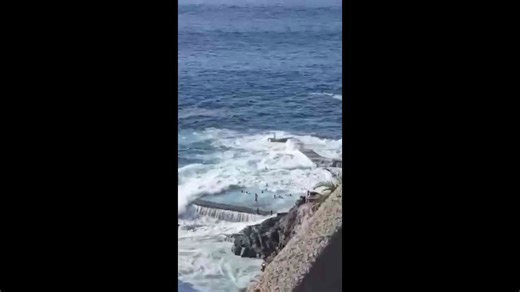 Four killed and one missing as wave crashes onto seawater pool in Spain