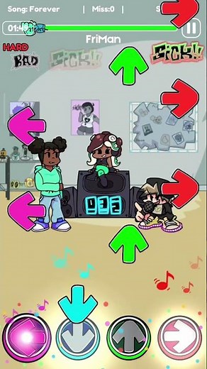 FNF Vs NENAA / Forever / Hard / Tik tok #shorts