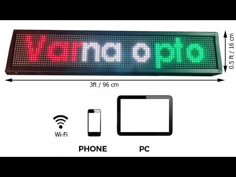 Red White Green LED Scrolling Display for Advertisement