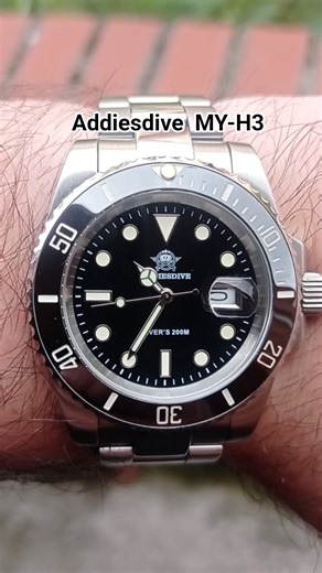 Poor man's Diver! #addiesdive #budgetwatch #edc #submariner #toolwatch #diverwatch #chinawatch