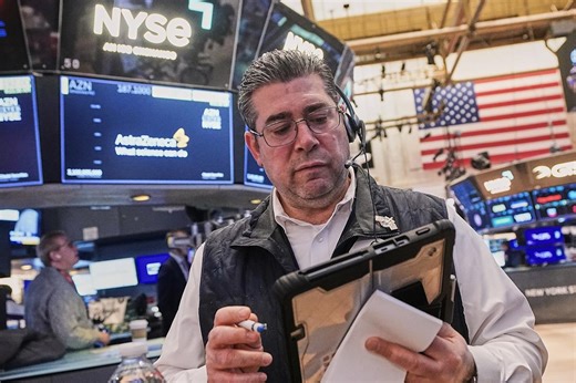 Stock market today: Dow, Nasdaq, S&P 500 sink as tech falters amid flood of earnings
