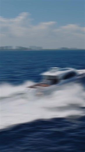 Triple Mercury 600s. Relentless power. 🛥️ The ECLIPSE 505 pushes past 50 MPH offshore—effortless speed and unmatched confidence at the helm. This is what performance looks like. #EclipseYachts #OutboardCruiser | HMY Yacht Sales