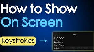 How to display keystrokes on screen in Windows 11