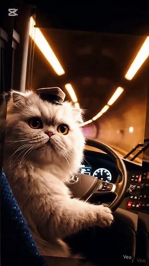 “Cat Driving a Bus 🐱🚌 | Day & Night City Ride Adventure!”