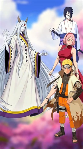 Kaguya vs teem 7 | who is strong? #kaguya #naruto #sasuke #sakura #youtubeshorts