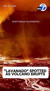 The latest eruption of the Kilauea volcano in Hawaii brought more than tall bursts of fiery red lava and billowing smoke. A so-called "lavanado" was spotted spinning inside the crater. 🌋🌪️ | ABC7
