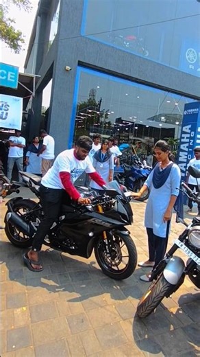 Yamaha R15 modify #bike racing bike