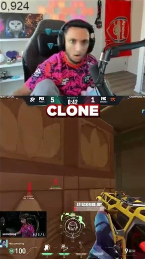 FNS reacts to Something disguised CLONE! #valorant