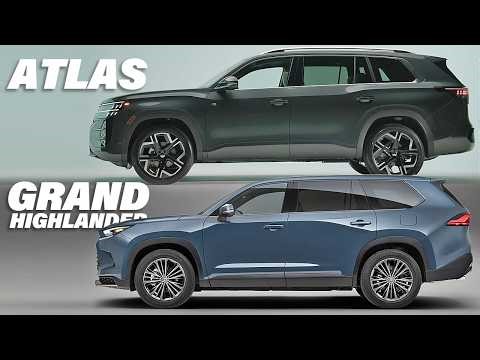 NEW Volkswagen Atlas vs Toyota Grand Highlander - Which should you buy and why?