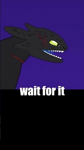 Night Fury is DIFFERENT! #nightfury #godzilla #animation #toothless #kaiju #enderdragon