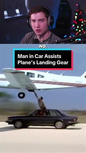 Truck Saves Plane From Landing Gear Failure