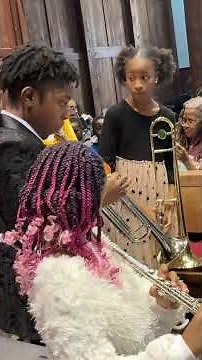 Kids playing instruments