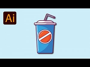 Clip art coffee cup vector illustration for beginners || Adobe illustrator Tutorial 🔥