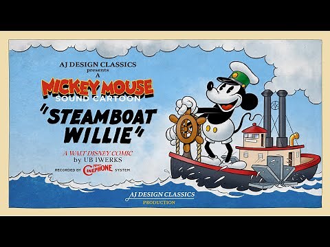 Steamboat Willie (1928) - Public Domain Mickey Mouse