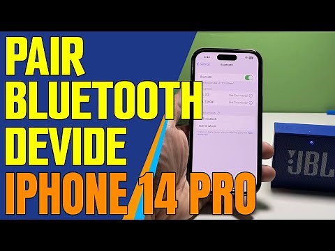 How To Pair A Bluetooth Device With Apple iPhone 14 Pro