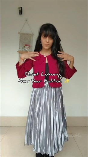 New Year Party Outfit| Quiet Luxury Winter Look ✨#newyearpartyoutfit #quietluxury #winterpartyoutfit