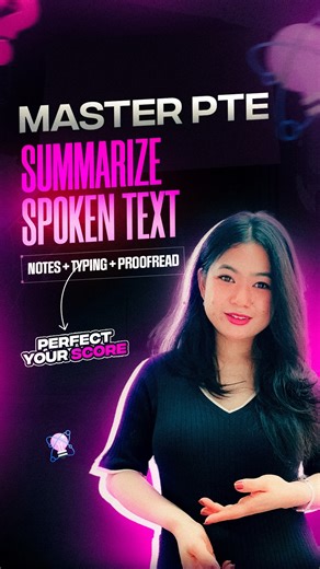 🚨 Summarize Spoken Text — the most important multi-skill question in PTE Listening In this video, Sunela from EnglishWise breaks down a simple, exact 2-6-2 minute plan to score high on Summarize Spoken Text and transfer points to your Writing module. What you’ll learn Why this task matters: it contributes to both Listening and Writing. The 2-6-2 timing strategy that works every time: 2 minutes — Listen & take notes (capture main ideas keywords) 6 minutes — Type your answer (aim 60–70 words, min