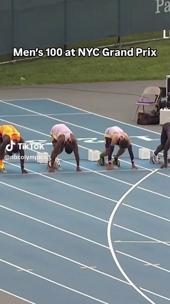 Nigeria’s Udodi Onwuzurike takes the victory in the men's 100m. Americans Kendal Williams and Pjai Austin take second and third. #ContinentalTourGold #trackandfield #100m