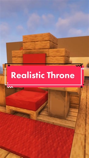 ArtiCraft (@articraftmc) - Create a Realistic Throne in Minecraft | Step-by-Step Tutorial