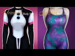 Making Ochaco Uraraka & Mina Ashido's Hero BODYSUIT | MHA Cosplay DIY ♡