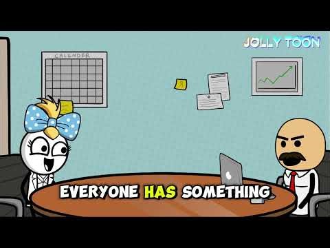 ✅ Job Interview in English – Common Questions & Answers (Cartoon Dialogue)