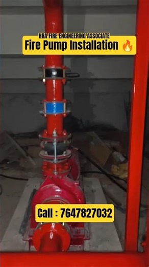 Fire Pump Installation #firehydrant #firesafety #firefighter #firefighting #firesystem #fire #pump