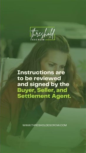 Ever wondered what escrow instructions are? #shorts