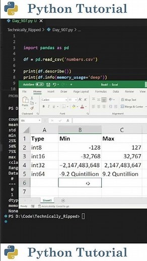 Reduce Pandas Memory Usage | Python Tutorial