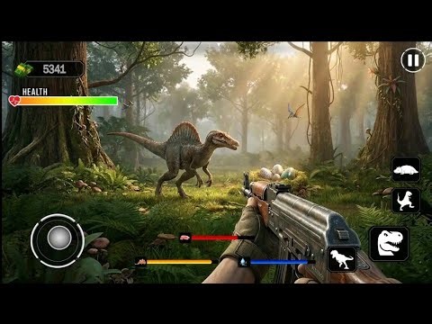 Dinosaur Hunting Games – Dinosaur Mobile Game – Android Gameplay
