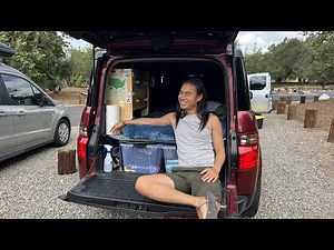 Honda Element Micro camper Tour | Full Time Vanlife