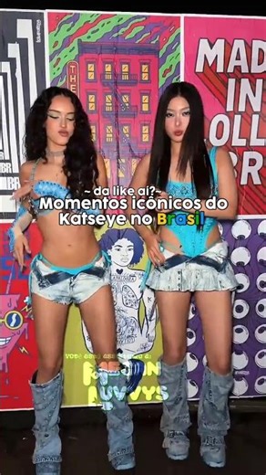 Adorei! 🤍💙 #nflopaa #vem3k #sla #music #amei #kpop #katseye #Daniela #yoonchae #lara #megan #sophia