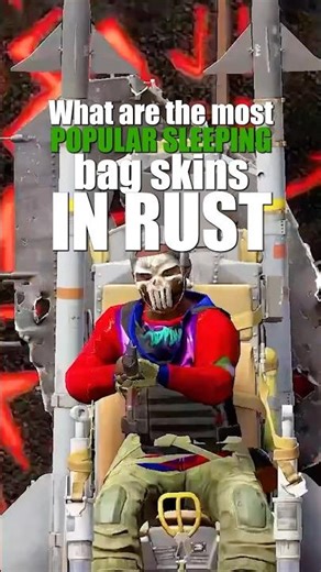 top 5 sleeping bags in rust 🤯🤯#rust #rusttok #rustgame