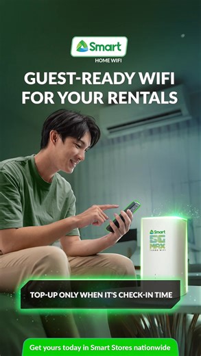 227 reactions · 3 comments | Easy setup, flexible loading, and no lock-in period. Perfect for hosting!​ Offer your guests 5G connectivity with Smart 5G Max Turbo WiFi. Get yours at the Smart Online Store for only ₱1,995: https://smrt.ph/wifiolsfb | Smart Communications, Inc. | Facebook