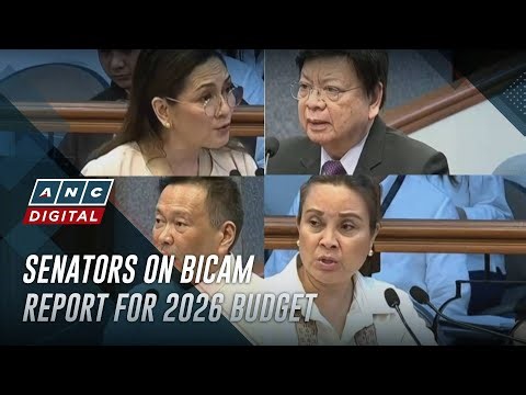 Senators explain yes, no vote on bicam report for 2026 budget | ANC