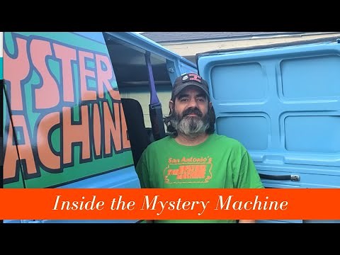 The Mystery Machine inside tour