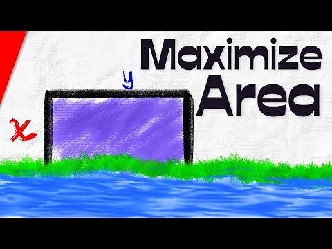 Maximize Area Given Perimeter (Optimization) | Calculus 1 Exercises