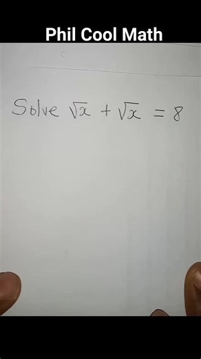 30K views · 546 reactions | Adding roots #philcoolmath #fypシ゚viral #viral #vital | Phil Cool Math | Facebook