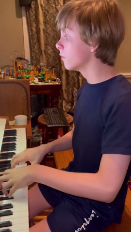 Brody Bett | Practicing this classic hymn for this Sundays service. Blessed Assurance This is my Allen Protege organ at home and I’m so lucky to have... | Instagram