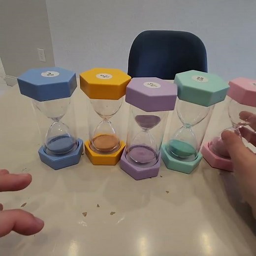 Review of this 5 pack sand timers, from a mom and teacher.