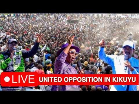 🔴#Live: Gachagua, Kalonzo,Karua, Matiangi& Their Troops In Kikuyu/ CHA0S ERUPT IN KIKUYU🔥#wantam
