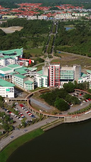 Aerial View of UNIMAS Campus in Sarawak
