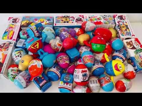 38 Minutes Satisfying with Unboxing All Surprise Chocolate Eggs Collection ASMR