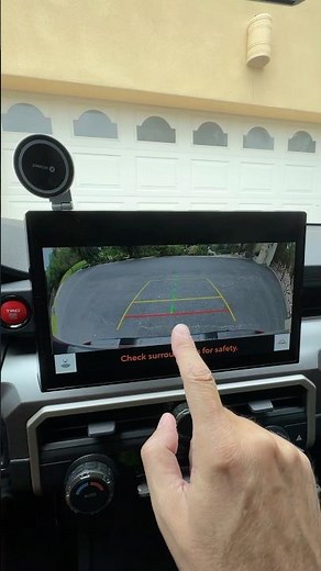 Changing the view & lines on the 4th Gen Tacoma rear view camera